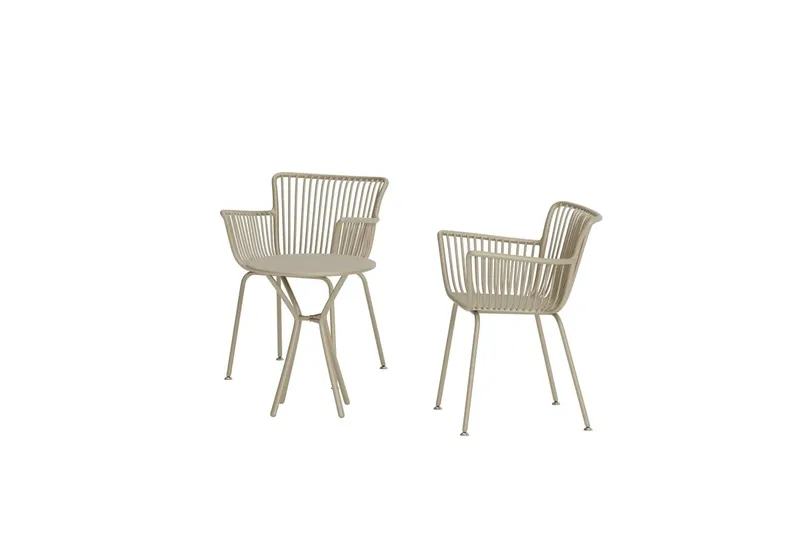 Cafégrupp Sifnos Utomhus - Beige - Utemöbler - Balkong - Balkongmöbler - Balkonggrupp & balkongset