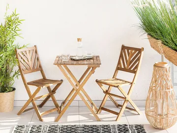 Cafégrupp Terni - Brun - Utemöbler - Balkong - Balkongmöbler - Balkonggrupp & balkongset