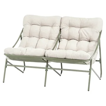 Loungegrupp 4-sits Molveno - Grön - Utemöbler - Balkong - Balkongmöbler - Balkonggrupp & balkongset