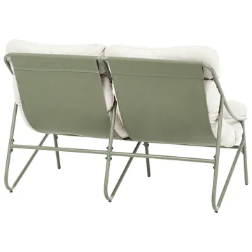 Loungegrupp 4-sits Molveno - Grön - Utemöbler - Balkong - Balkongmöbler - Balkonggrupp & balkongset