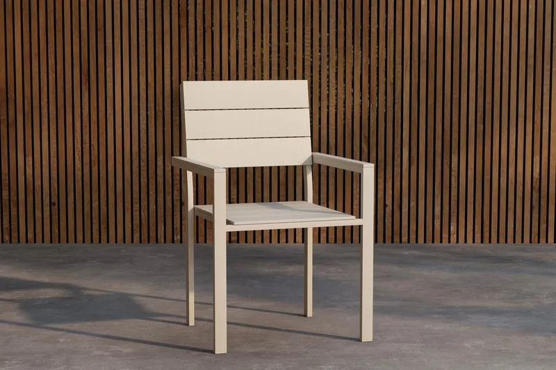 Matstol Levels Utomhus - beige - Utemöbler - Balkong - Balkongmöbler - Balkongstol