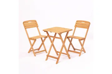 Natsume Balkonggrupp 2-sits - Brun - Utemöbler - Balkong - Balkongmöbler - Balkonggrupp & balkongset
