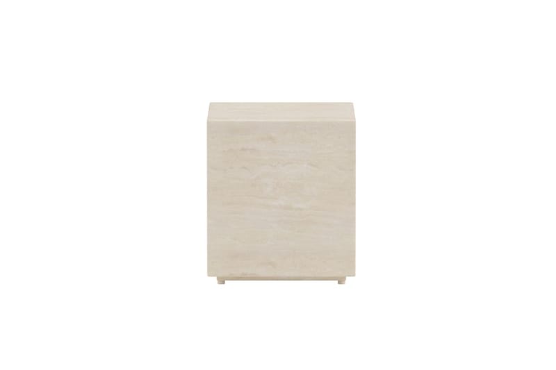 Sidobord Lissabon 40 cm Utomhus - Beige - Utemöbler - Balkong - Balkongmöbler - Balkongbord