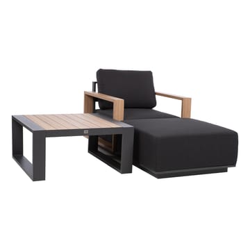 Soffbord Fuller 83x83x42 cm - Grå - Utemöbler - Balkong - Balkongmöbler - Balkongbord