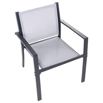 Soffgrupp utomhus med Bord 4-Sits Tavoleto - Grå - Utemöbler - Loungemöbler - Soffgrupp utomhus