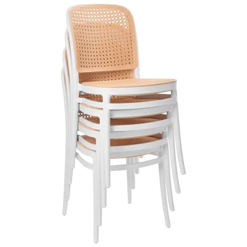Stol utomhus Plose - Beige/Vit - Utemöbler - Balkong - Balkongmöbler - Balkongstol