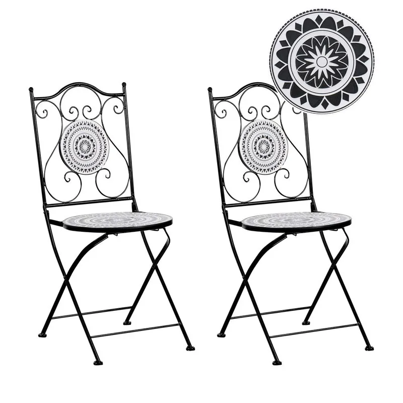 Trädgårdsstol Comiso 2-pack