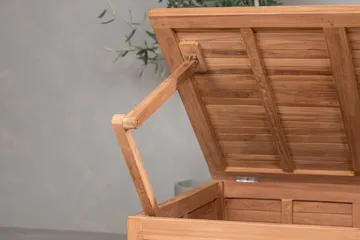 Dynbox Trento 130 cm Utomhus - Natur - Utemöbler - Dynförvaring & möbelskydd - Dynboxar & dynlådor