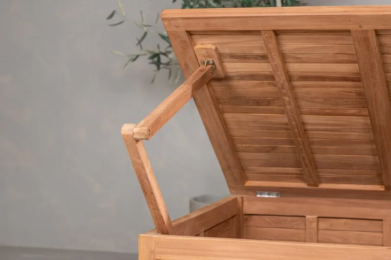 Dynbox Trento 130 cm Utomhus - Natur - Utemöbler - Dynförvaring & möbelskydd - Dynboxar & dynlådor