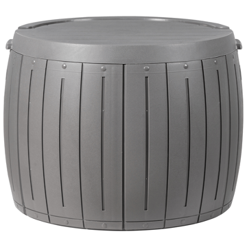 Förvaringslåda utomhus Prinos 56x56 cm - Grå - Utemöbler - Dynförvaring & möbelskydd - Dynboxar & dynlådor