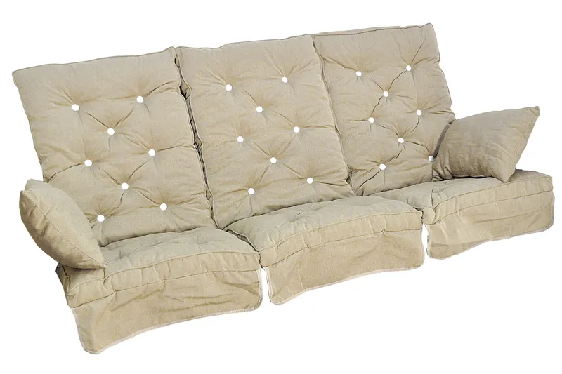 Flockstoppad Hammockdyna 56 cm Beige - FRITAB - Utemöbler - Dynor - Hammockdynor