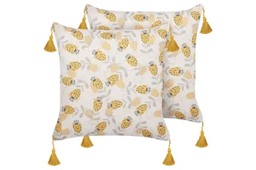 Prydnadskuddar Abutilon set om 2 - Textil & mattor - Filtar, kuddar & plädar - Prydnadskudde & kuddfodral