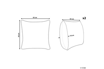 Prydnadskuddar Citrus set om 2 - Textil & mattor - Filtar, kuddar & plädar - Utekudde