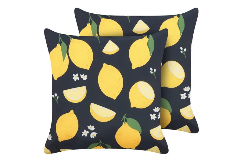 Prydnadskuddar Citrus set om 2 - Textil & mattor - Filtar, kuddar & plädar - Utekudde