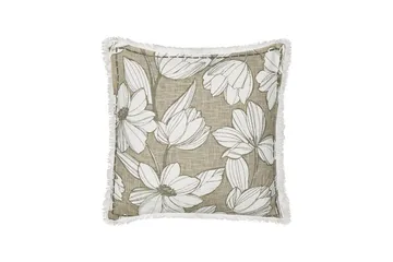 Prydnadskuddar Cyanotis set om 2 Vit/Grön - Vit/Grön - Textil & mattor - Filtar, kuddar & plädar - Utekudde