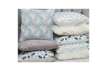 Prydnadskuddar Daisy set om 2 Beige - Beige - Textil & mattor - Filtar, kuddar & plädar - Prydnadskudde & kuddfodral