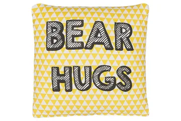 Prydnadskuddar Radzkot Gul/Vit/Svart - Gul/Vit/Svart - Textil & mattor - Filtar, kuddar & plädar - Prydnadskudde & kuddfodral