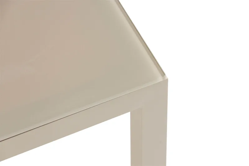 Aspvik Soffgrupp Utomhus 5-sits Aluminium - Mörk Beige / Vit - Utemöbler - Loungemöbler - Soffgrupp utomhus