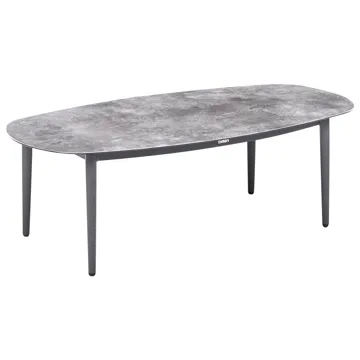Hörnsoffa utomhus med Bord 3-Sits Leffe Högervänd - Grå - Utemöbler - Loungemöbler - Soffgrupp utomhus