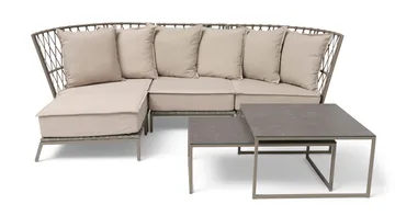 Hillerstorp Jet Set Divan - Beige - Utemöbler - Loungemöbler - Modulsoffa utomhus