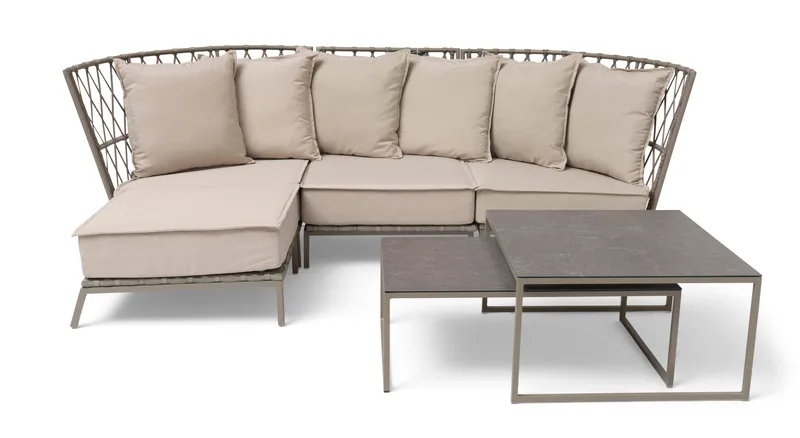 Hillerstorp Jet Set Divan - Beige - Utemöbler - Loungemöbler - Modulsoffa utomhus