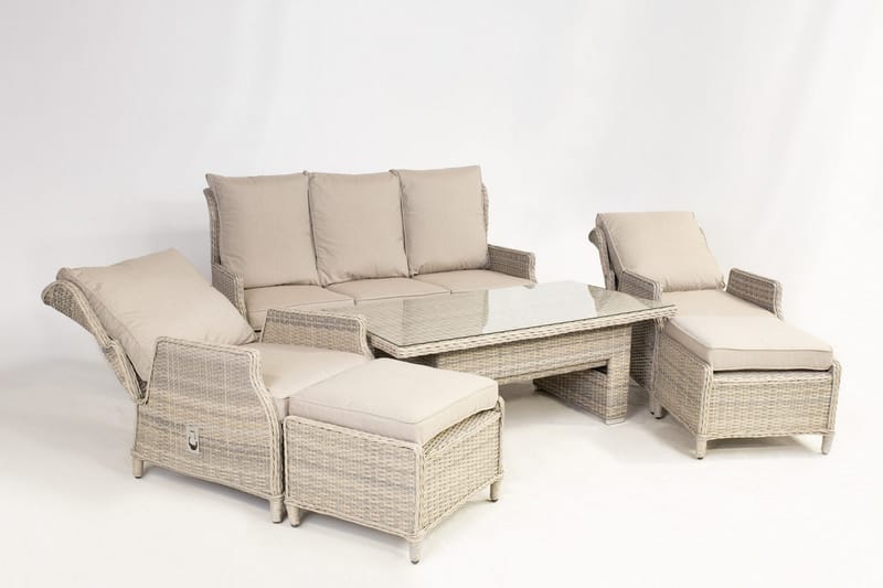 Basel Trädgårdsgrupp - Utemöbler - Loungemöbler - Loungegrupp & Loungeset