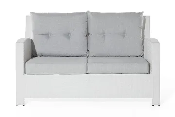 Marino Loungegrupp Utomhus 146 cm - Vit - Utemöbler - Loungemöbler - Loungegrupp & Loungeset