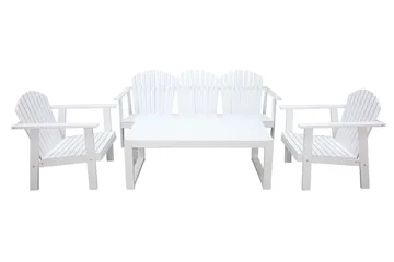 Rolston Loungeset - Vit - Utemöbler - Loungemöbler - Loungegrupp & Loungeset