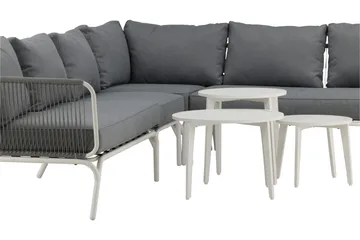 Roxo Hörnsoffa Vit - Venture Home - Utemöbler - Loungemöbler - Loungegrupp & Loungeset