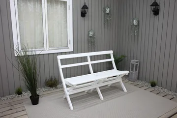 Larios Utesoffa - Vit - Utemöbler - Loungemöbler - Loungesoffa