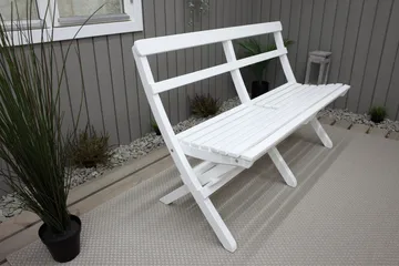 Larios Utesoffa - Vit - Utemöbler - Loungemöbler - Loungesoffa