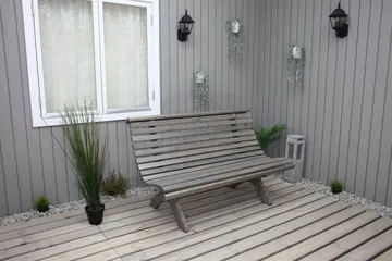 Norvald Bänk Utomhus - Grå - Utemöbler - Utesoffa - Trädgårdsbänk & utebänk
