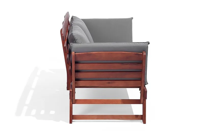 Portici Trädgårdssoffa 210 cm - Trä/Natur - Utemöbler - Loungemöbler - Loungesoffa