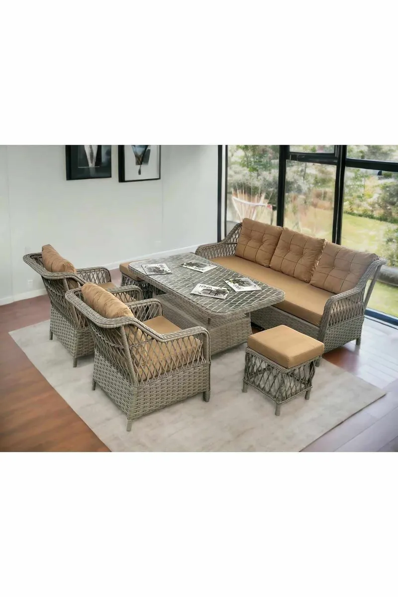 Mississauga Loungegrupp Utomhus - Utemöbler - Loungemöbler - Soffgrupp utomhus