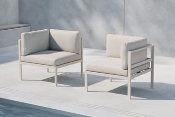 Hörnmodul Copacabana 74 cm Utomhus - Beige - Utemöbler - Loungemöbler - Modulsoffa utomhus - Hörnmodul utesoffa
