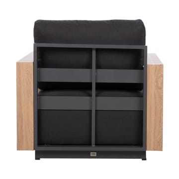 Soffmodul Fuller 68x89x70,5 cm - Mörkgrå - Utemöbler - Loungemöbler - Modulsoffa utomhus - Mittmodul utesoffa