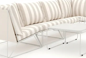 Usteryd utomhus rak 4-sits soffa - Beige/Striped - Utemöbler - Loungemöbler - Soffgrupp utomhus