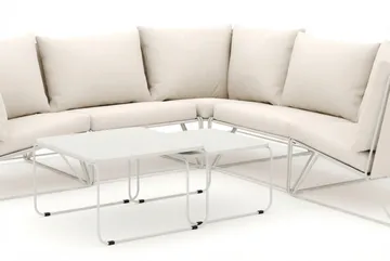 Usteryd utomhus hörnsoffa 5-sits vändbar - Beige/Beige - Utemöbler - Loungemöbler - Soffgrupp utomhus