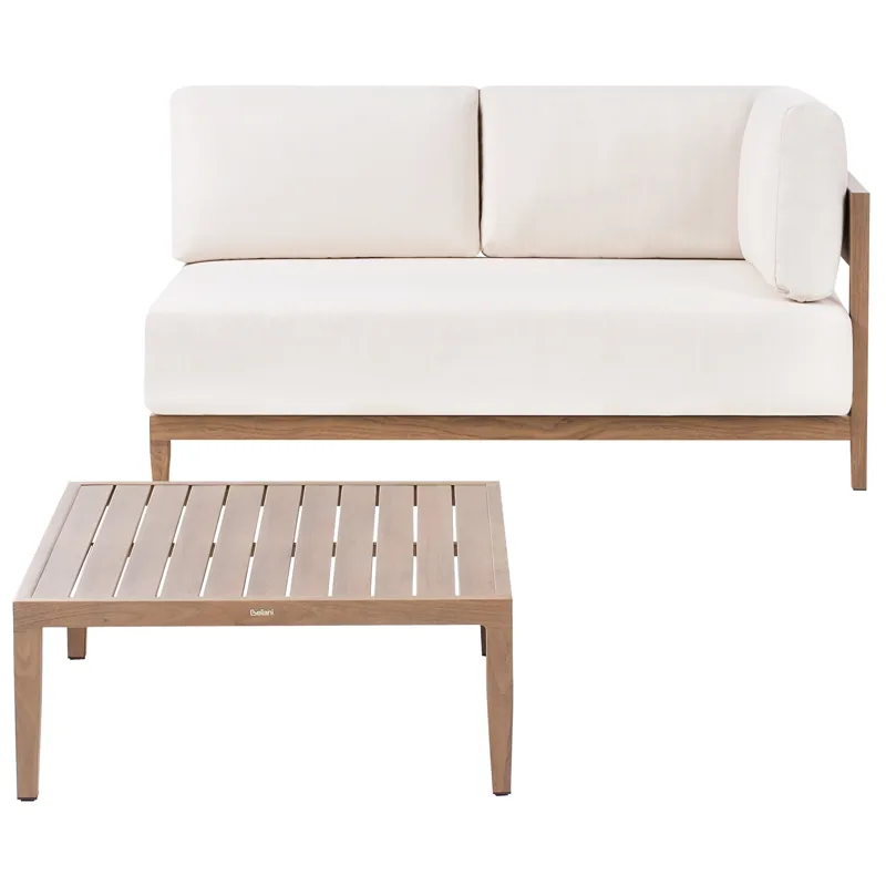 Utegrupp 2-sits Sampieri - ljusbeige - Utemöbler - Loungemöbler - Soffgrupp utomhus
