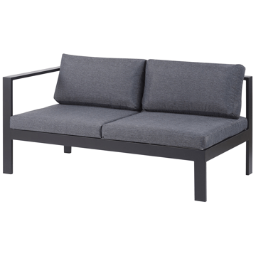 Utegrupp Messina - Mörkgrå - Utemöbler - Loungemöbler - Soffgrupp utomhus