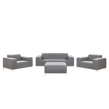 Utegrupp Rovigo - grå - Utemöbler - Loungemöbler - Soffgrupp utomhus