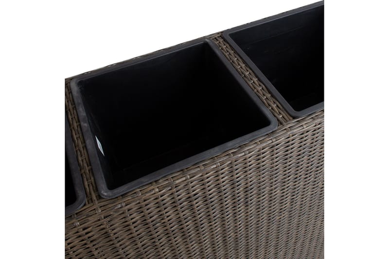 Wicker Odlingslåda 110x39xH88 cm Mörkbrun - Utemöbler - Övrigt utemöbler - Tillbehör utomhus - Utomhuskrukor