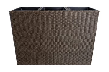 Wicker Odlingslåda 110x39xH88 cm Mörkbrun - Utemöbler - Övrigt utemöbler - Tillbehör utomhus - Utomhuskrukor