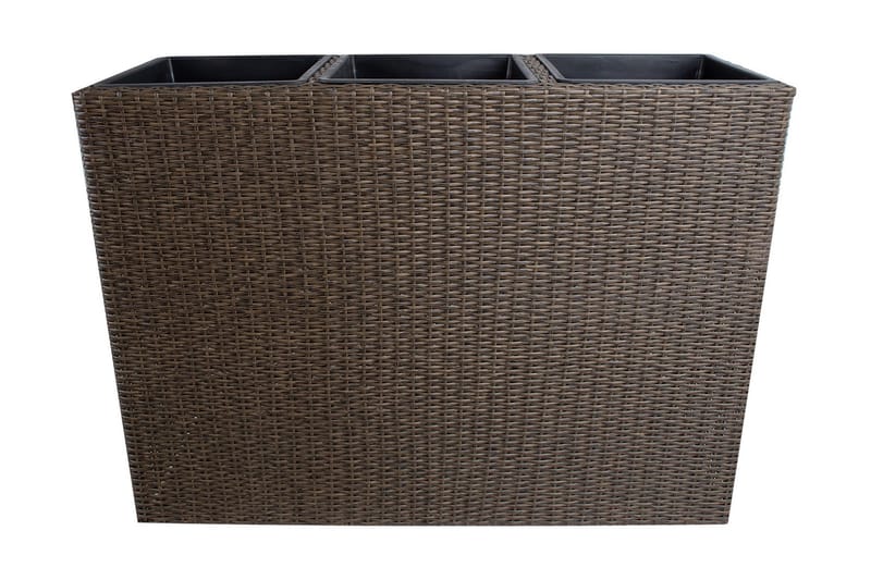Wicker Odlingslåda 110x39xH88 cm Mörkbrun - Utemöbler - Övrigt utemöbler - Tillbehör utomhus - Utomhuskrukor