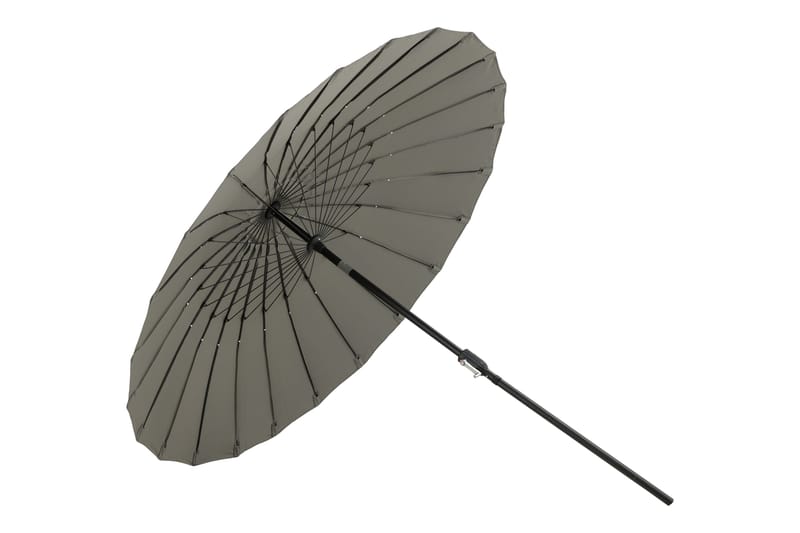 Palmetto Parasoll 270 cm - Grå - Utemöbler - Solskydd - Parasoll - Baliparasoll