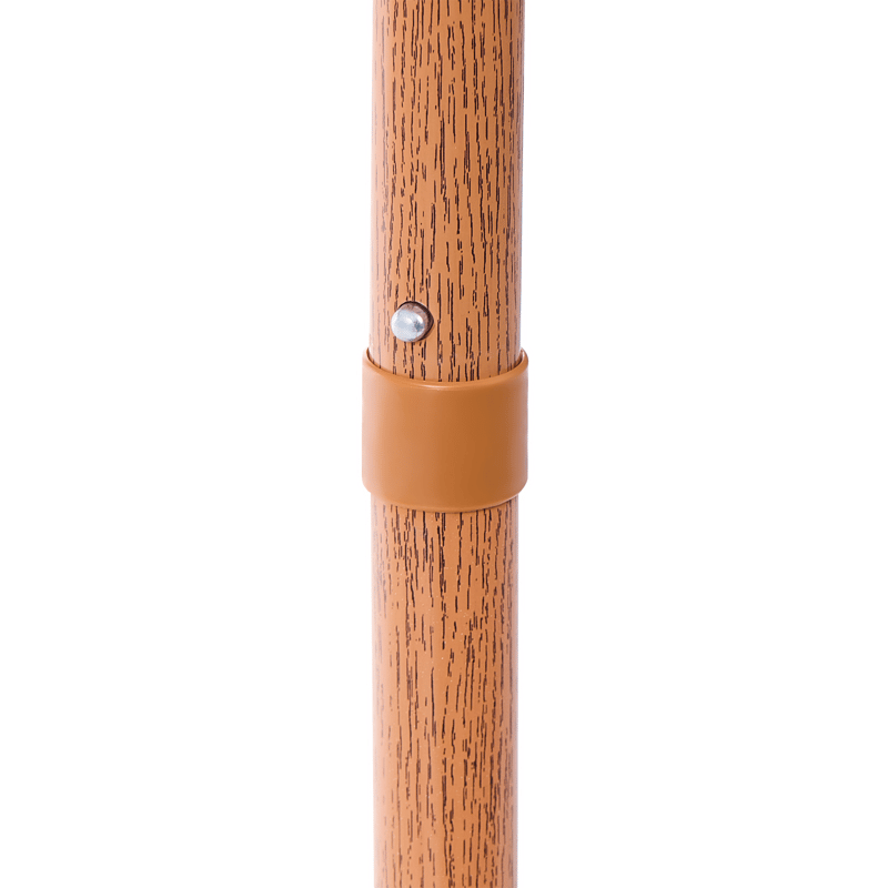 Parasoll utomhus 258 cm Murasa - vit/brun - Utemöbler - Solskydd - Parasoll - Balkongparasoll