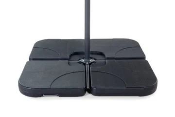 Sunny Parasollfotsvikt 52 cm 4 Delar - Svart - Utemöbler - Solskydd - Parasoll - Parasollfot