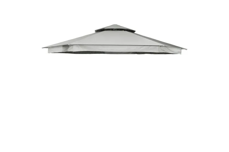 Hillerstorp Luxor Paviljongtak Ø400 cm Grå - Grå - Utemöbler - Solskydd - Paviljong - Paviljongtak