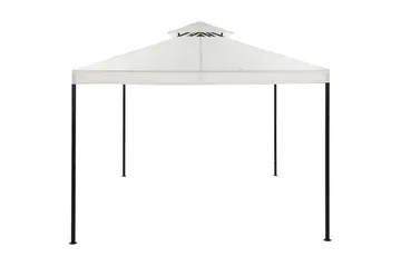 Bermuda Paviljong utan Väggar 300x300 cm inkl. Myggnät - Offwhite - Utemöbler - Solskydd - Paviljong - Paviljong med tak