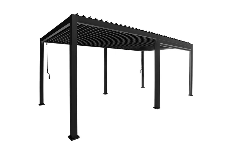 Mirador Paviljong 3x6xH2,5m Mör kgrå